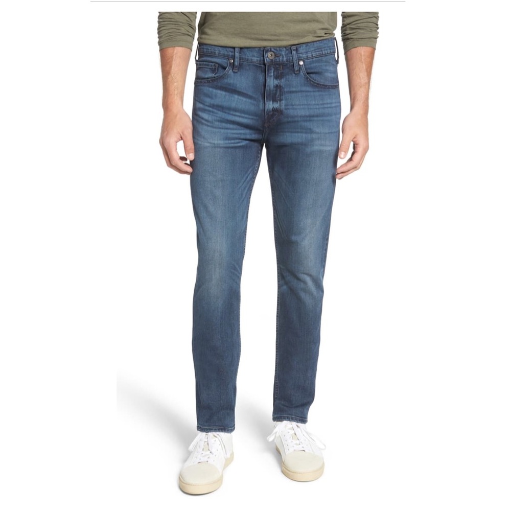 NWT Paige Transcend Lennos Straight Leg Jeans